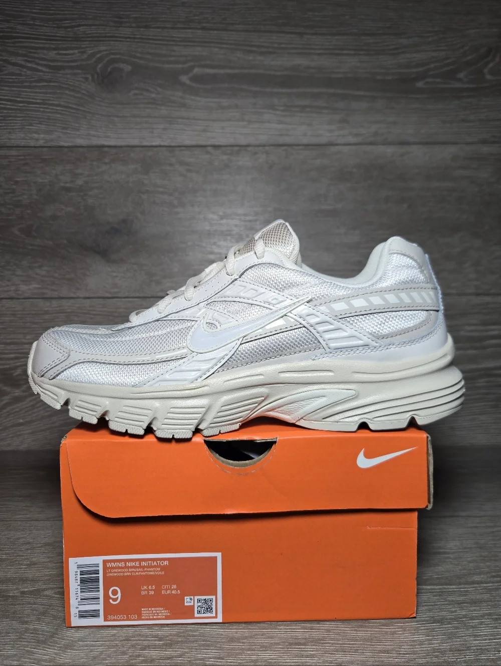 Nike Initiator Running Shoes Light Orewood Brown / Sail 394053-103 Womens Size 9 - Picture 1 of 7